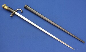 A very nice French  Gras Model 1874 Bayonet,  signed 