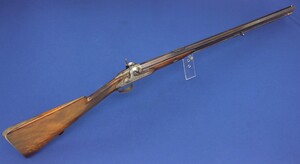 A fine antique 18th Century French Flintlock Blunderbuss, signed GOESIN A  PARIS, muzzle 37 mm, length 70 cm, in very good condition. Price 4.250 euro  - Long Guns - Bolk Antiques