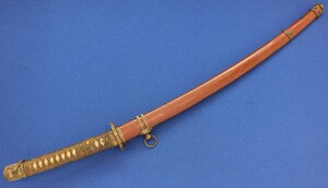 A WW2 Japanese 1934/38 Pattern Army officers Shin-Gunto Katana Sword. Length 92,5cm. In very good condition. 