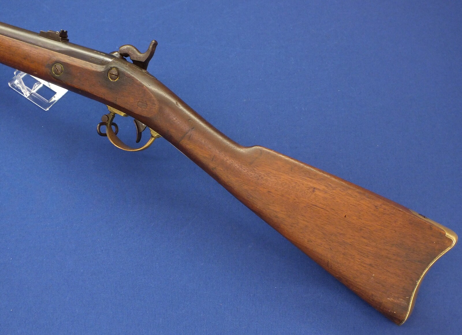 An Antique American Civil War Remington Model 1863 Percussion Zouave Rifle. 58 Caliber, 33 inch barrel. Length 124cm. In very good condition. 