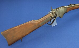 An antique American Spencer model 1867 Rifle Musket. 50 caliber Rimfire with 30 inch barrel. Length 120 cm. In very good condition. Price 3.150 euro