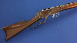 An Antique American Winchester Model 1876 Rifle with 28 inch octagonal Barrel. Caliber 45-75. Length 121cm. In very good condition. Price 3.950 euro