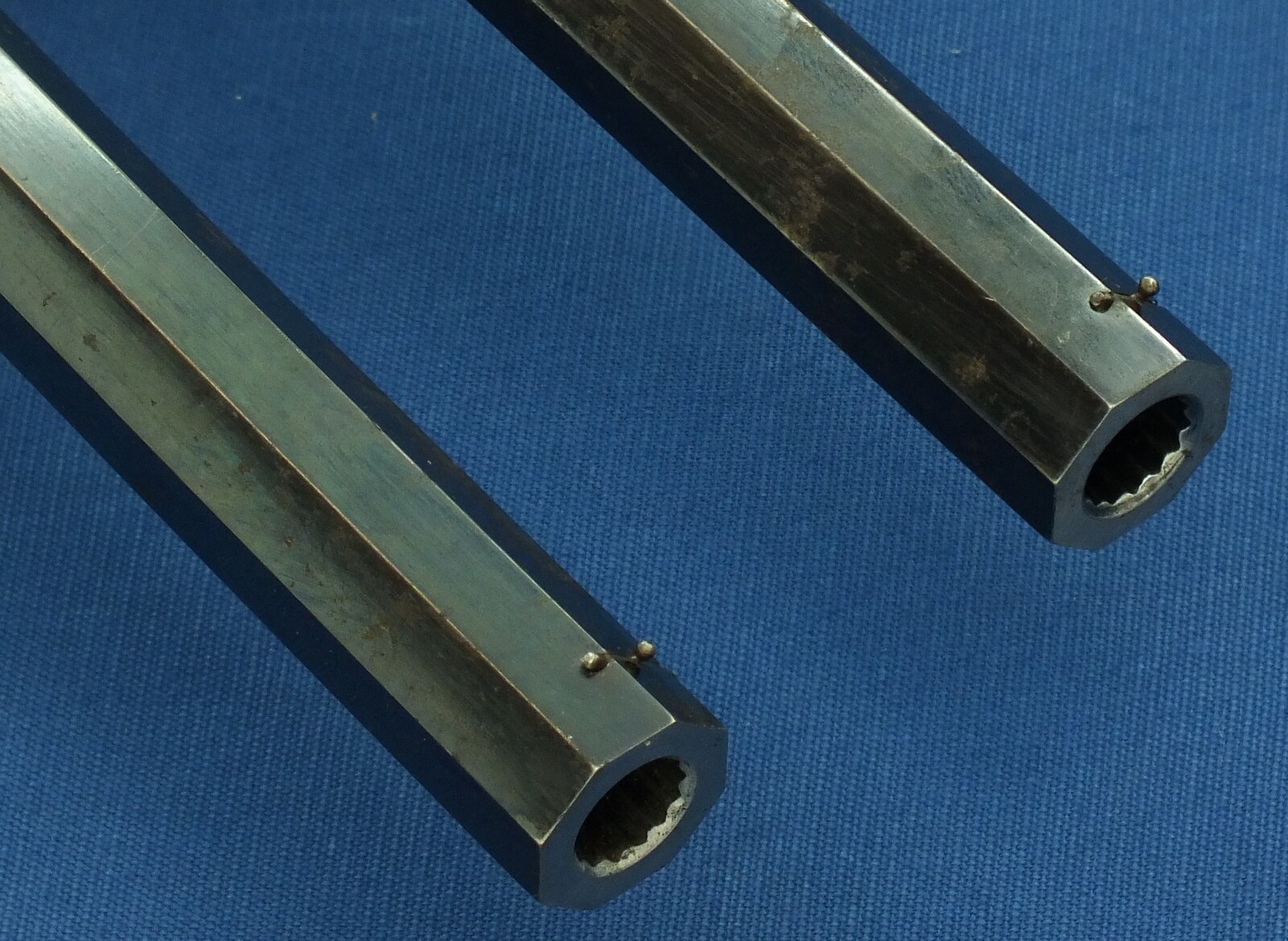 An antique cased French pair of Percussion pistols by Firmin Paris, successor of Alphonse Caron circa 1860. 12mm Caliber, length 43cm. In very good condition. Price on request.