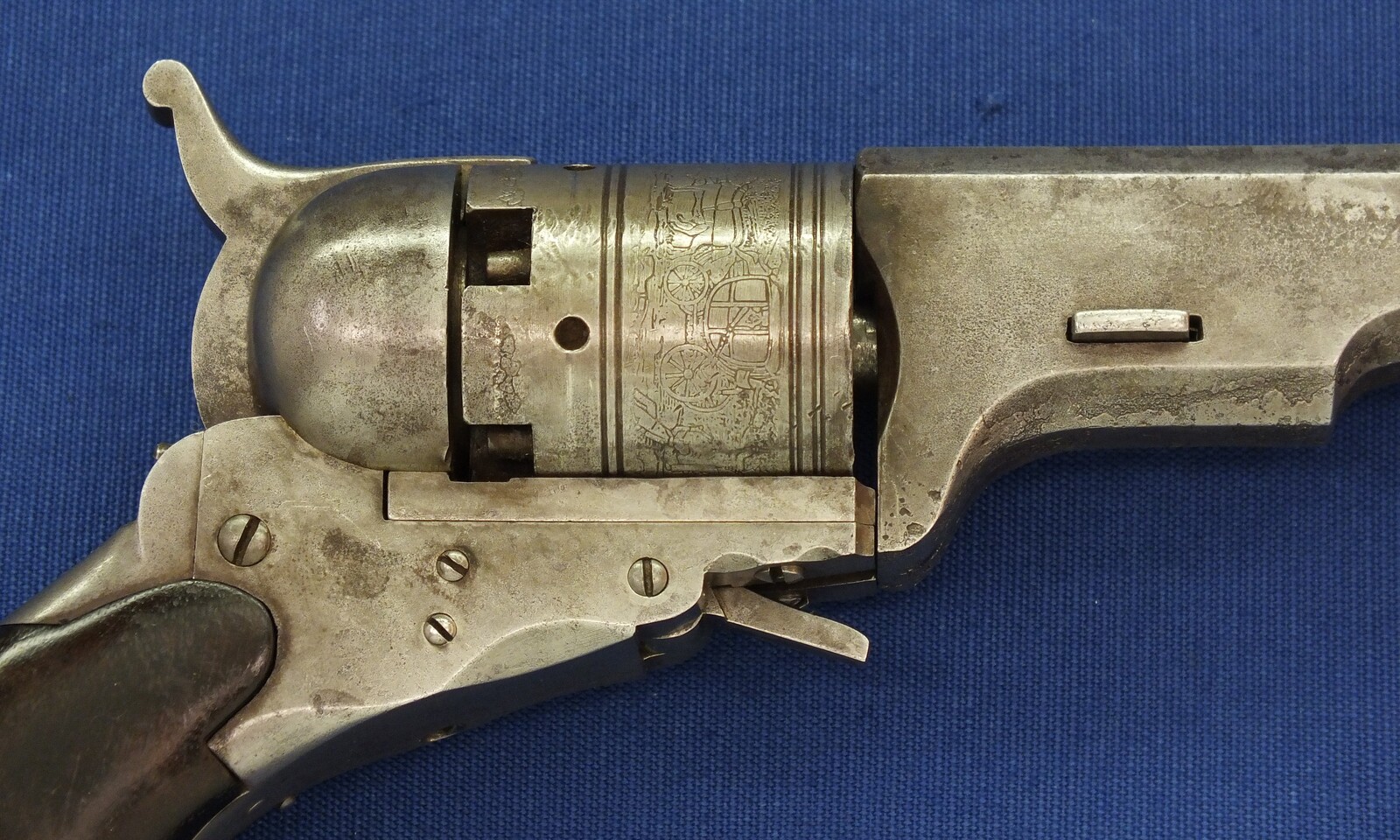 An antique Colt Brevete 