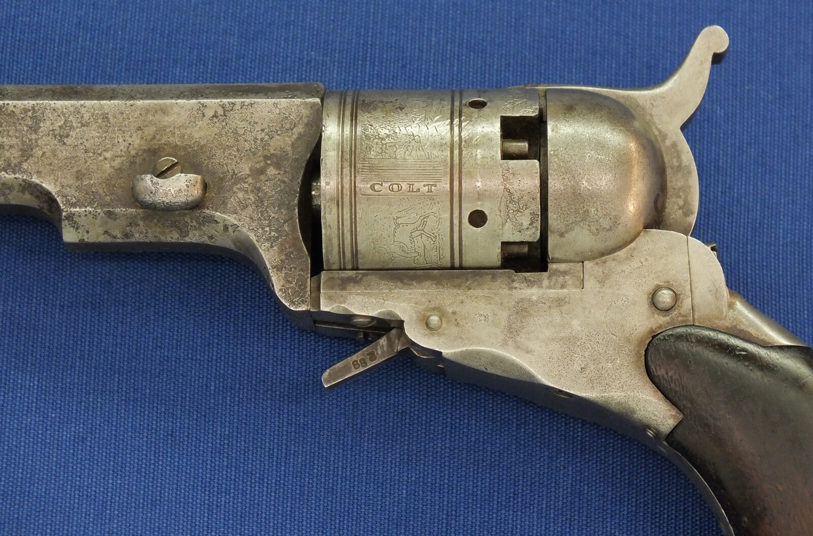 An antique Colt Brevete 