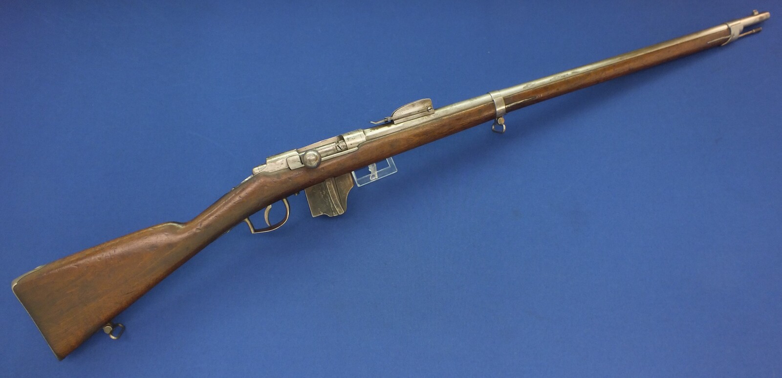 An antique Dutch Beaumont Vitali Model 1871/88 Rifle by P. Stevens Maastricht, caliber 11 mm, length 133 cm, in very good condition