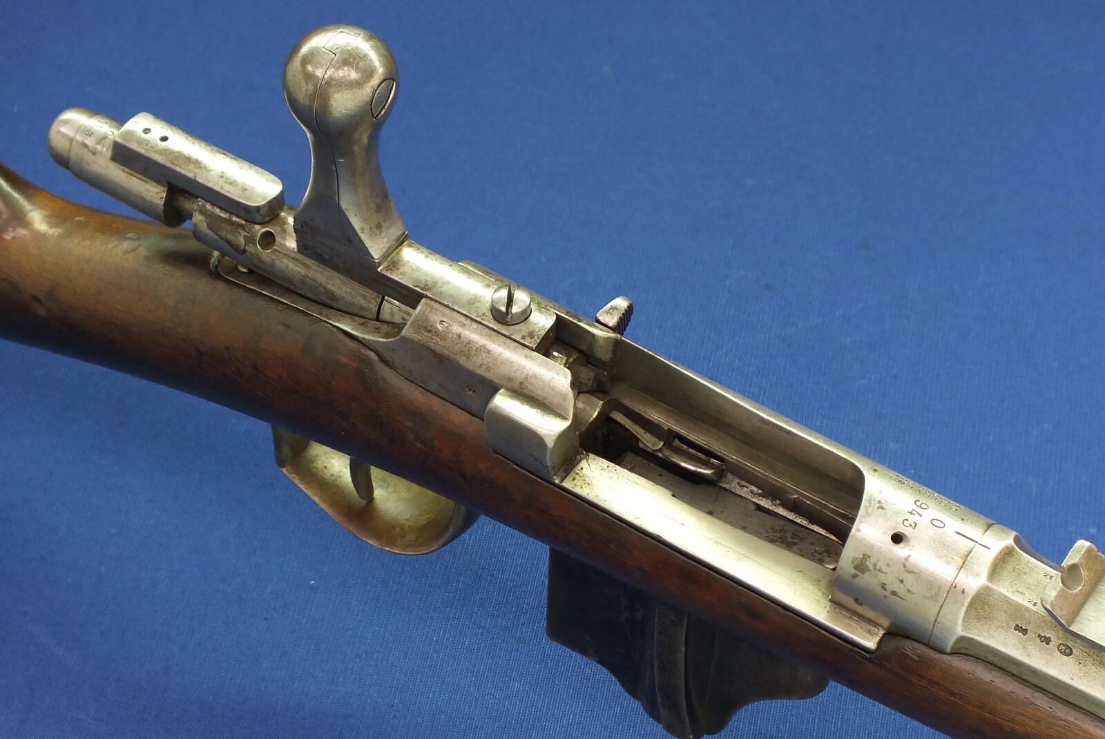 An antique Dutch Beaumont Vitali Model 1871/88 Rifle by P. Stevens Maastricht, caliber 11 mm, length 133 cm, in very good condition
