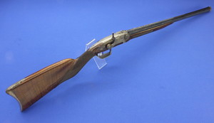An Extremely Rare and Important Breech Loading Antique Percussion Central Fire Rifle by PAULY & CIE A PARIS, circa 1812, caliber 12.5 mm rifled, length 100, in very good condition. 