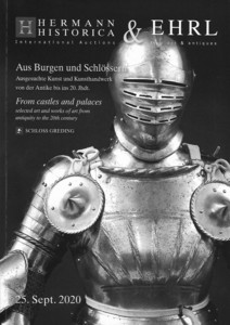 An unused Hermann-Historica & EHRL  Auction Catalog  Arms and Armour and several Antiques,  25 september 2020, 560 pages. Price 25 euro