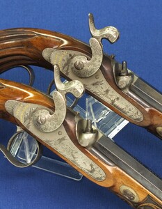 Sold at Auction: AN INTERESTING BRASS-BARRELLED FLINTLOCK BLUNDERBUSS  PISTOL BY JOHN WATERS, CIRCA 1785, serial no. 239