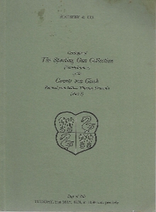 Sotheby's Catalog 21 mai 1974 Counts von Giech Collection. 84 pages, Price 20 euro