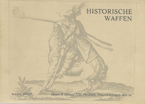 The catalog Historische Waffen Júrgen Fricker 1982/8, 321 pages, Price 10 euro