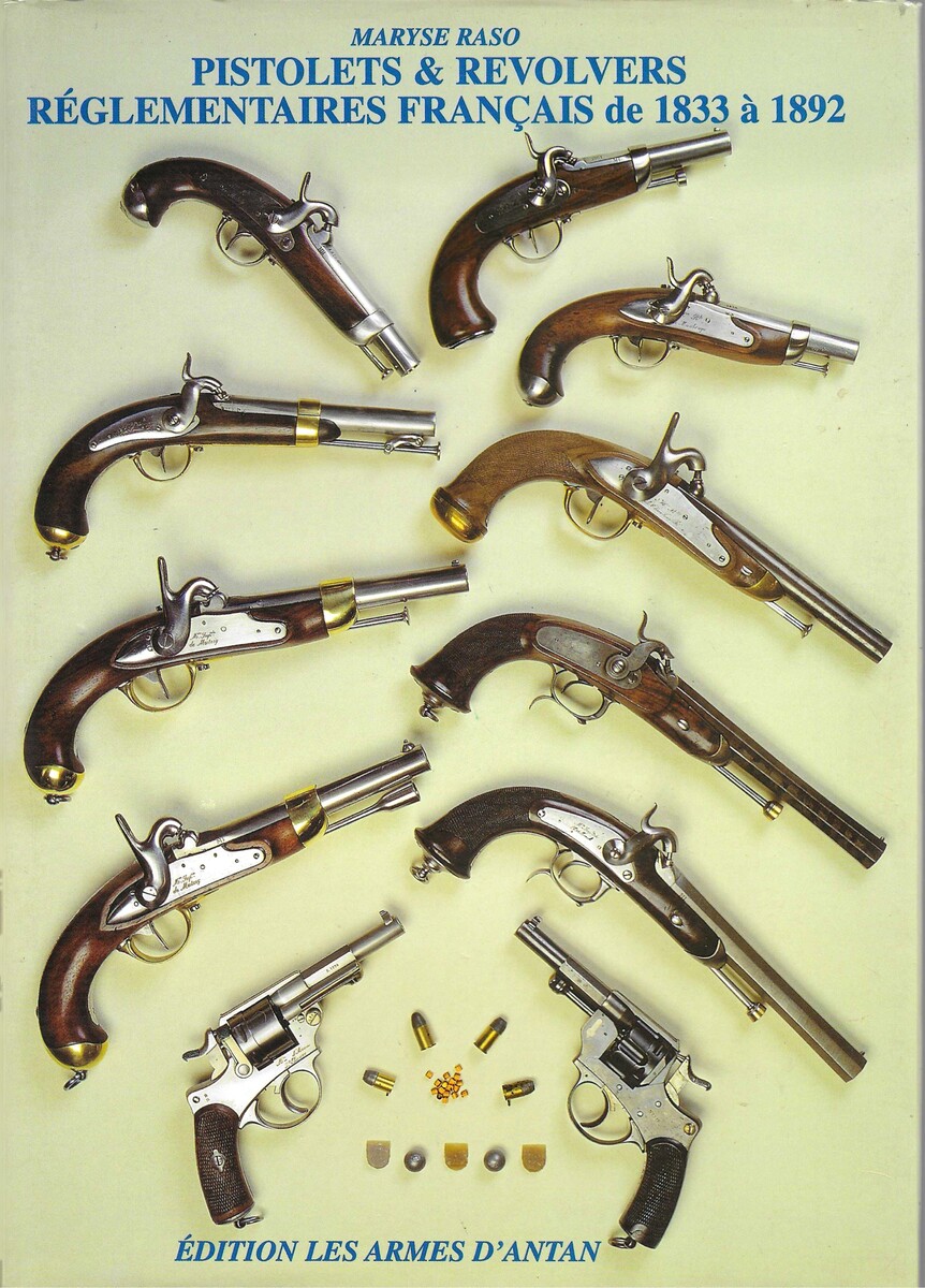 The Set of Books: Les Pistolets Réglementaires Francais Part1 1730 a 1822 and Part 2 1833 a 1892. 243 Total pages. Price 350 euro.