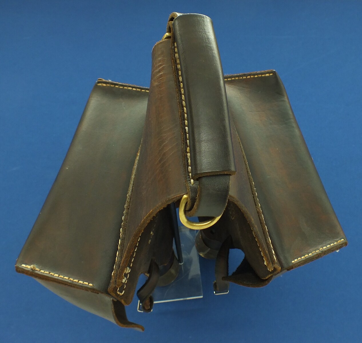 Well handmade reproduction of a pair of  Napoleonic French Officers Saddle Holsters. 